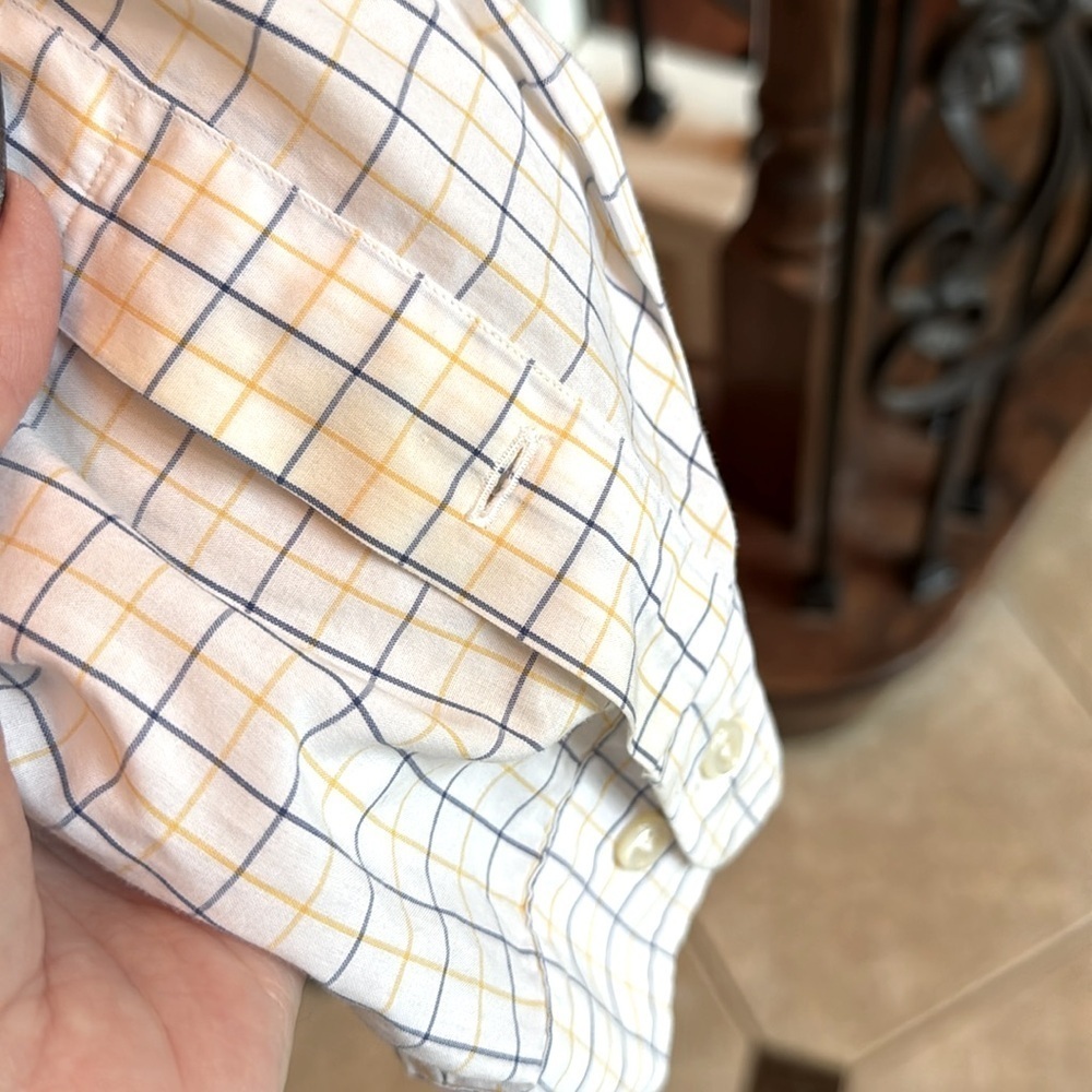 RALPH LAUREN men’s plaid shirt, size 17, 34/35 - Picture 6 of 11